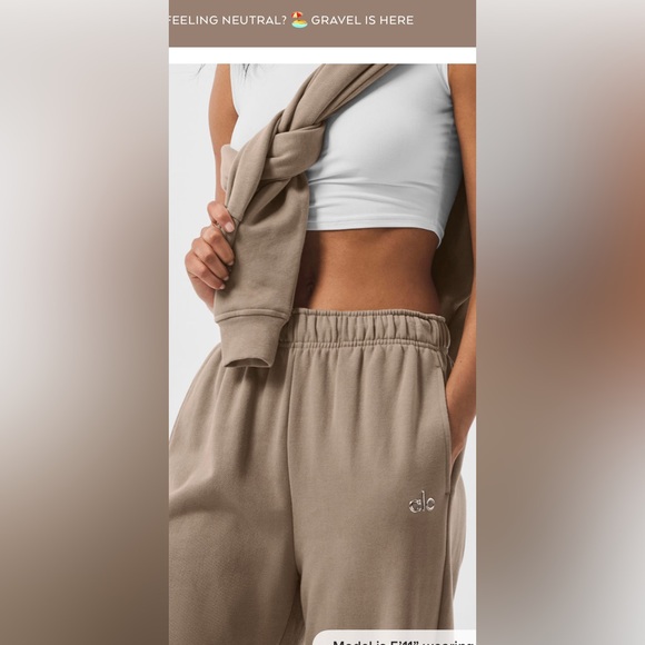 COPY - Alo Yoga Accolade Straight Leg Sweatpant Expresso XXSmall - Picture 3 of 12